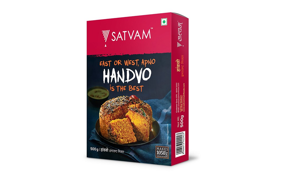 Satvam Handvo Instant Mix    Box  500 grams